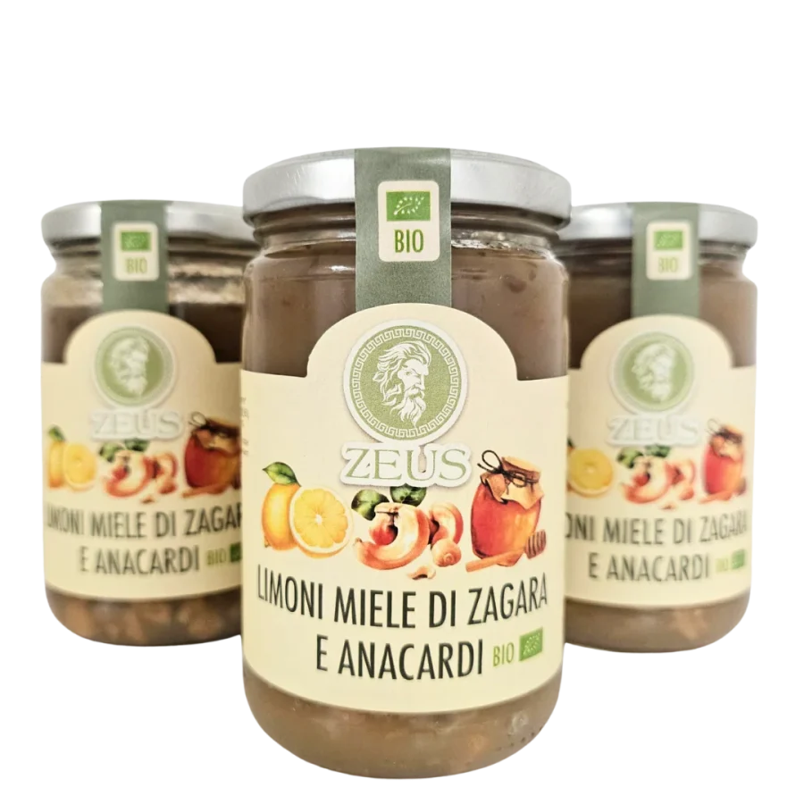 Confettura Limoni, Miele di Zagara e Anacardi (3x340g)