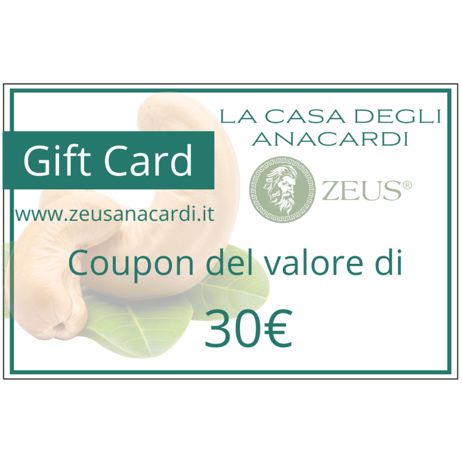 Coupon Buono Regalo 30€